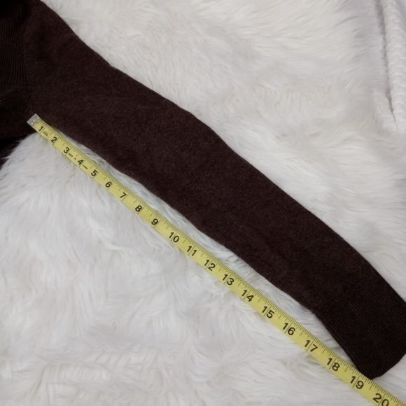 EDDIE BAUER WOMENS SMALL BROWN SWEATER - Picture 11 of 15